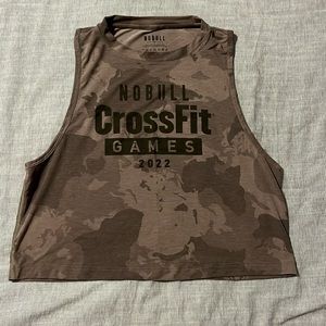 NOBULL CrossFit Games 2022 Muscle Tank. Camp. Size small. NWOT.